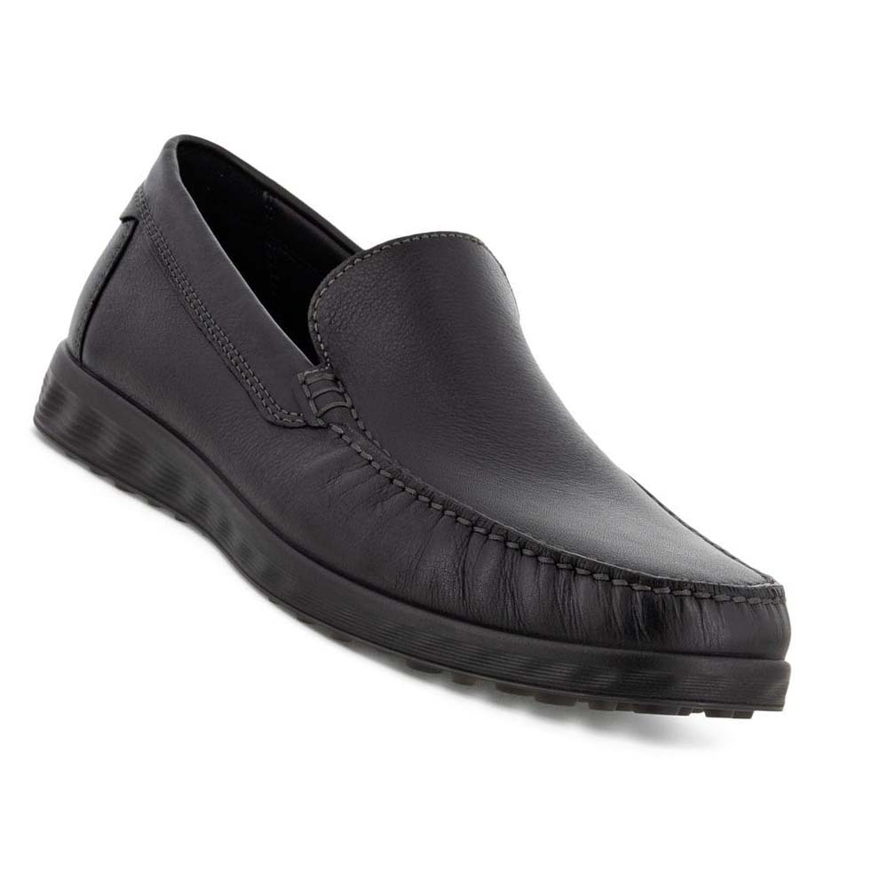 Men's Ecco S Lite Moc Classic Moccasins Black | Canada 581RVD